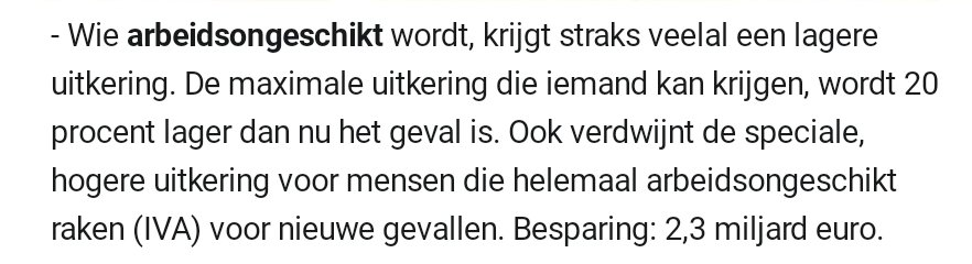 Wel duidelijk dat je in Nederland niet werkeloos, ziek, arbeidsongeschikt, of oud moet worden.

Hopelijk gaat <a href="/groenlinks/">GroenLinks</a> @pvda hier dwars voor liggen, want dit kan echt niet!
ad.nl/politiek/lager…