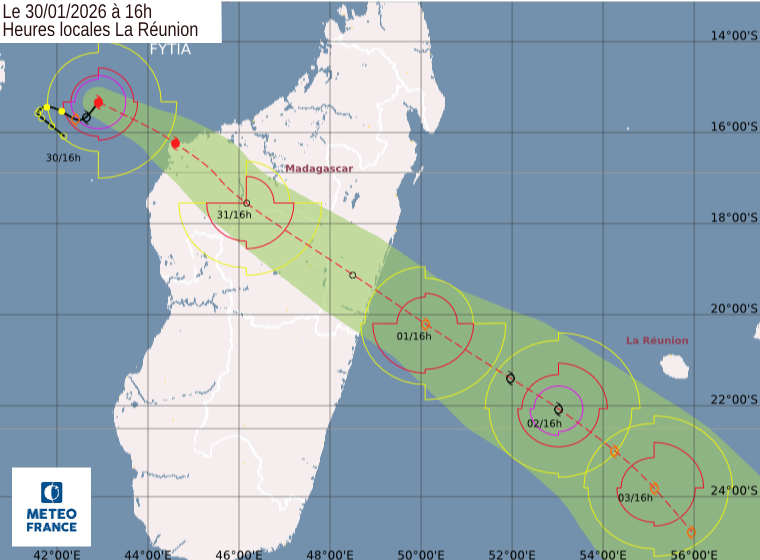 Image de Préfet de La Réunion - FYTIA | Les services de l’État mobilisés pour le suivi du système | Ce vendredi 30 janvier, le préfe