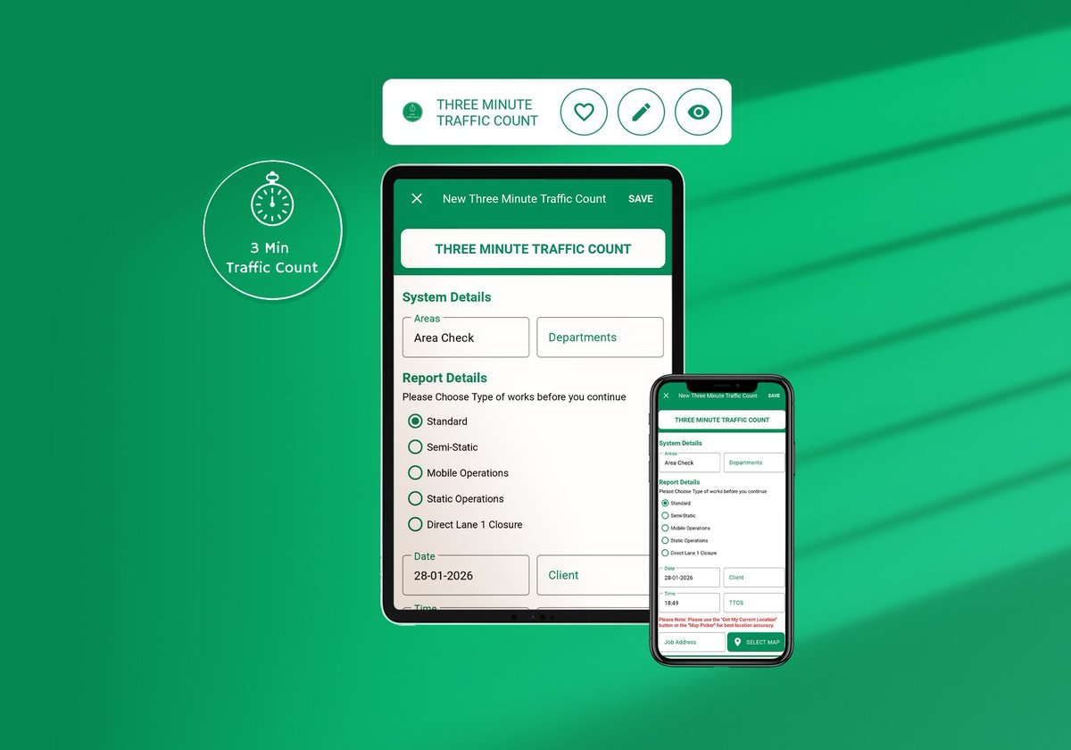 Proworkcore's tweet photo. New in ProWork Go:

January 29th 2026 Go New Features Update. 

- Feature Spotlight: Risk Assessment Implementation.
- News Broadcast Feature.
- New Feature: Three Minute Traffic Count Reports.

#remotework #prowork #paperless #worldwide #workplacesafety #androidapps #iOS #Tech https://t.co/WUFEOyVOBZ