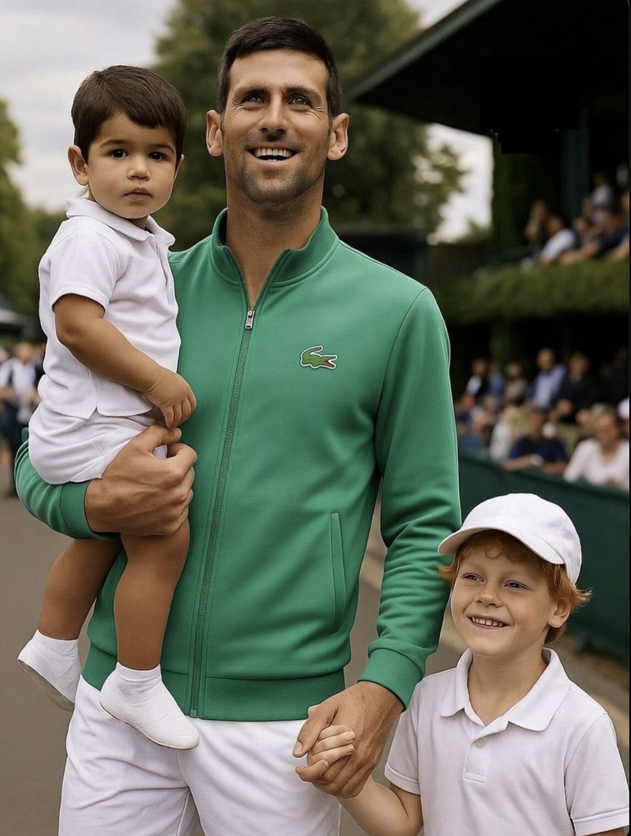 KalimeroKalo's tweet photo. The Grandad and The Goat of tennis 🌟
One and only Novak Djokovic ❤️
#SlavaBogu https://t.co/0ruwcuhuLP