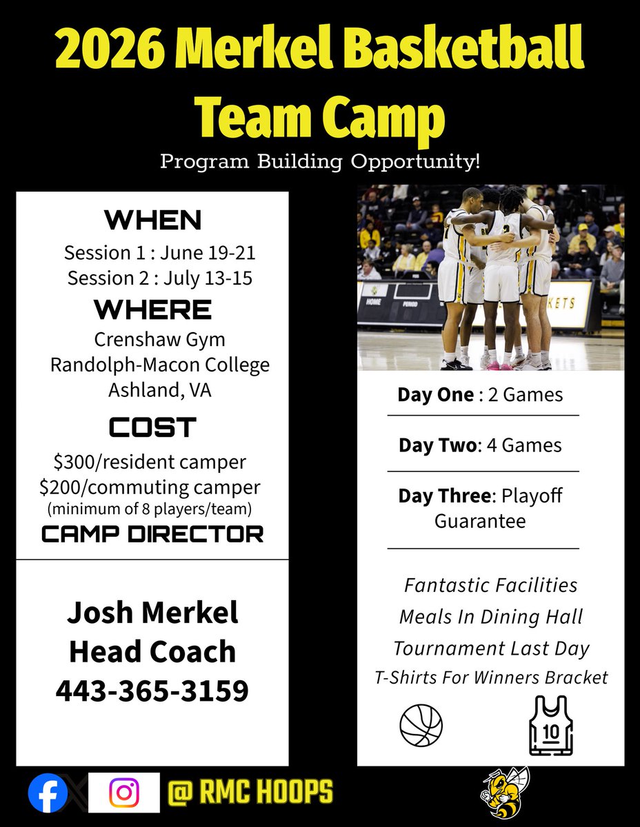 RMCHoops's tweet image. Sign ups are open NOW!!! Get your team better this summer at RMC!