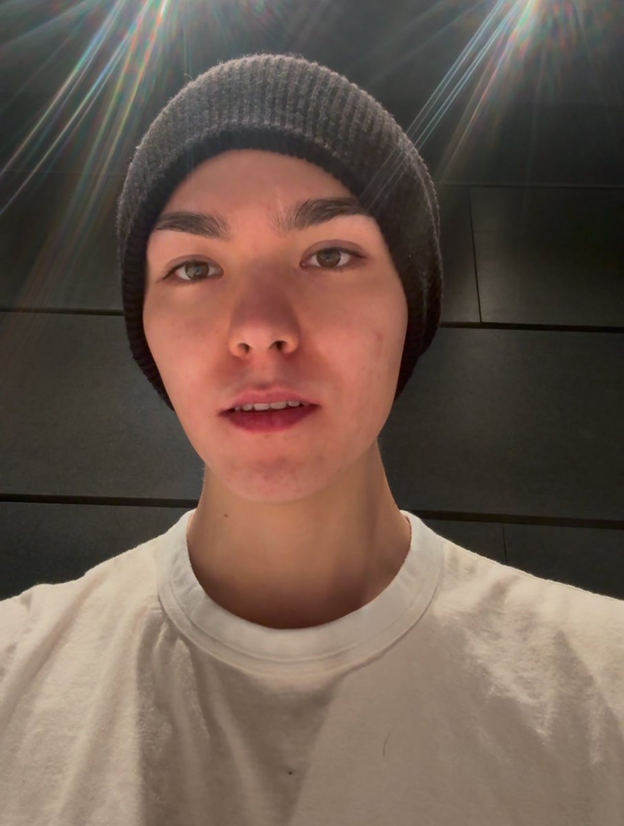 he looks like he's about to murder his tacos