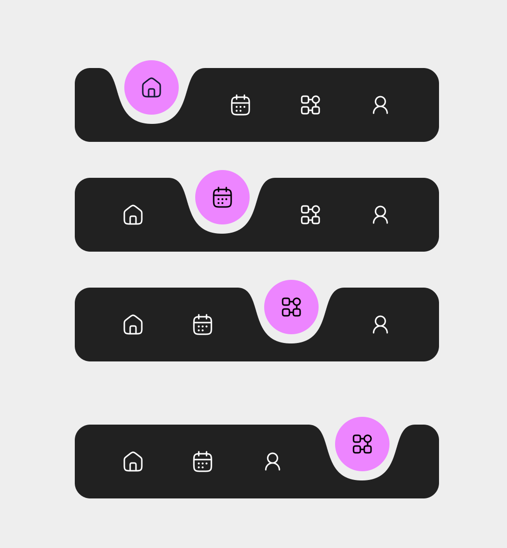 Simply_jhoyyyy's tweet photo. I played today
Designed two mobile navigation bars.
Same function, different approach.
Which one feels more intuitive to you — and why? 👀👇
#UIUX #MobileUI #NavbarDesign #Figma #DesignPractice #LearningInPublic #navbar https://t.co/CZmz1sNowI