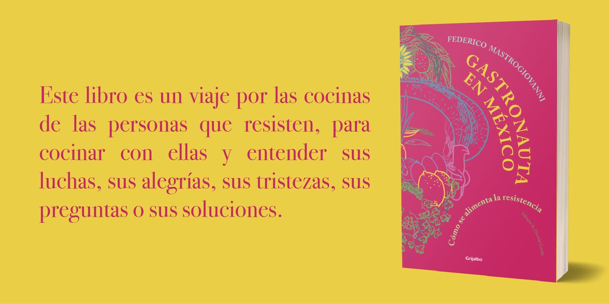 LibrosConTexto's tweet photo. Cocinar juntos también es una forma de entender el dolor, la esperanza y las soluciones que nacen en lo cotidiano. Así se construye GASTRONAUTA EN MÉXICO, el recorrido de @Fedemast por cocinas donde resistir es parte de la receta. 🌽📖

Adquiérelo aquí 👉: https://t.co/XGXjDeQsuX https://t.co/JKcMUxLSWo