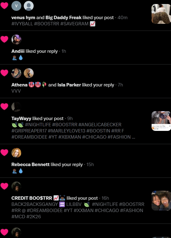dreamboideee's tweet photo. RIGHTBACKCHAT 💤#NiGHTLiFE #BOOSTRR #BOOSTIN #RR F #DREAMBOiDEE #YT #XXMAN #CHICAGO #FASHION #2K26 #MCD #TrPSTRR #VLOGMP4 #MSGS #SPIN https://t.co/riJWJYZ9Qb