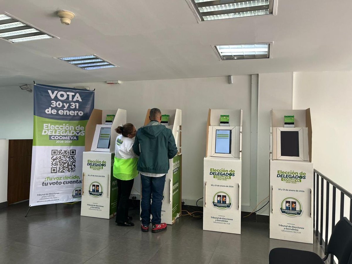 Este hilo 🧵 también decide 💪💚
En Bogotá está en marcha la Elección de Delegados Coomeva 2026–2030 y tu participación es clave para seguir construyendo una representación fuerte y cercana.
⏰ Recuerda: tienes hasta mañana 31 de enero para votar. ¡No lo dejes pasar! 💚🗳️