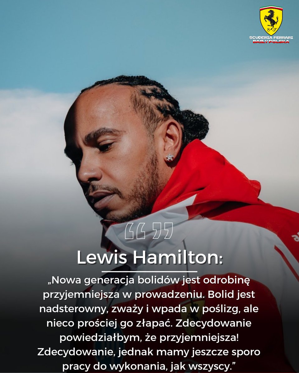 FerrariDailyPL's tweet image. Lewis Hamilton przyznał, że nowe bolidu odpowiadają mu bardziej niż te, z którymi mieliśmy doczynienia w erze ground-effectu: ⤵️

🗞️ [the-race.com/formula-1/cruc…]
#F1PL #F1Testing #ElevenF1