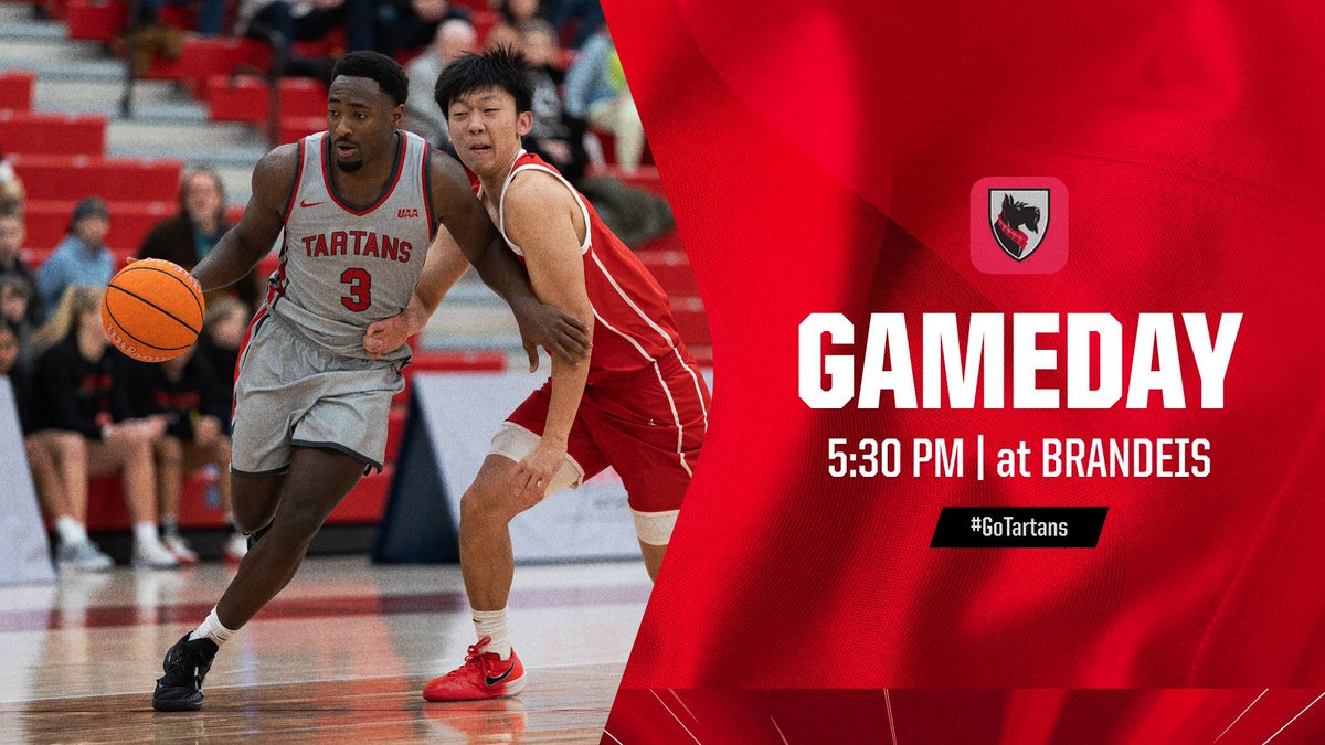 CMU_TartanHoops's tweet photo. GAMEDAY‼️

🆚 Brandeis

📍 Red Auerbach Arena | Waltham, MA

⏰ 5:30 PM

📺 https://t.co/pS9PZh5BDv

📊 https://t.co/2kFlgirLRA

#TartanProud 🏀🔴⚫️ https://t.co/fl3Va7cTXl