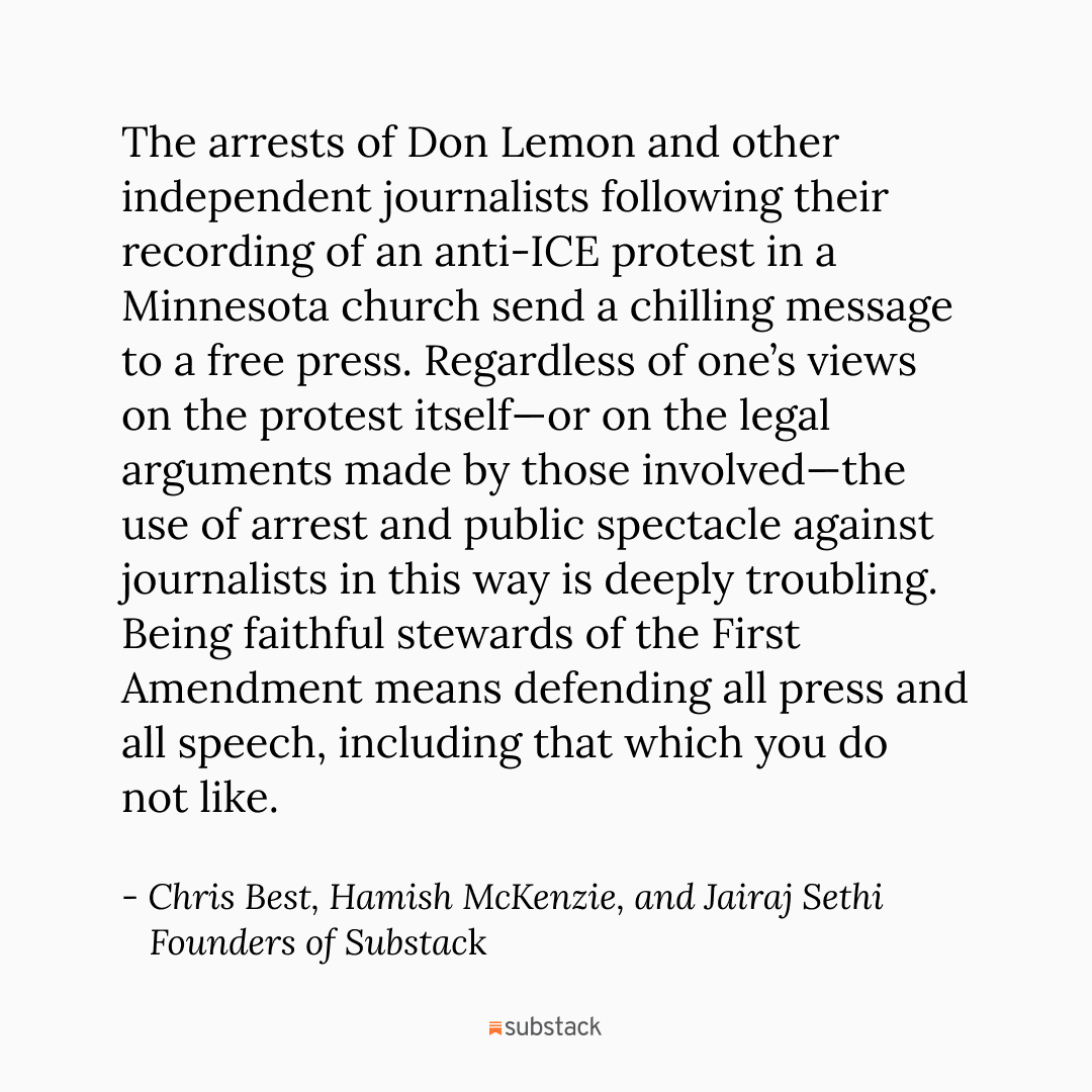 Substack tweet media