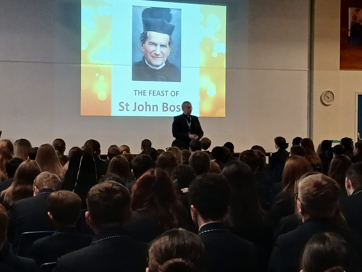 SalesianAcademy's tweet image. Today we celebrate the Feast of St John Bosco, our school Feast Day 

Pupils gathered by year group for a joyful Celebration of the Word, led by pupils and staff. A prayerful start to a day inspired by faith, joy, and hope.

#RUAH #Chaplaincy #CelebrationOfTheWord
