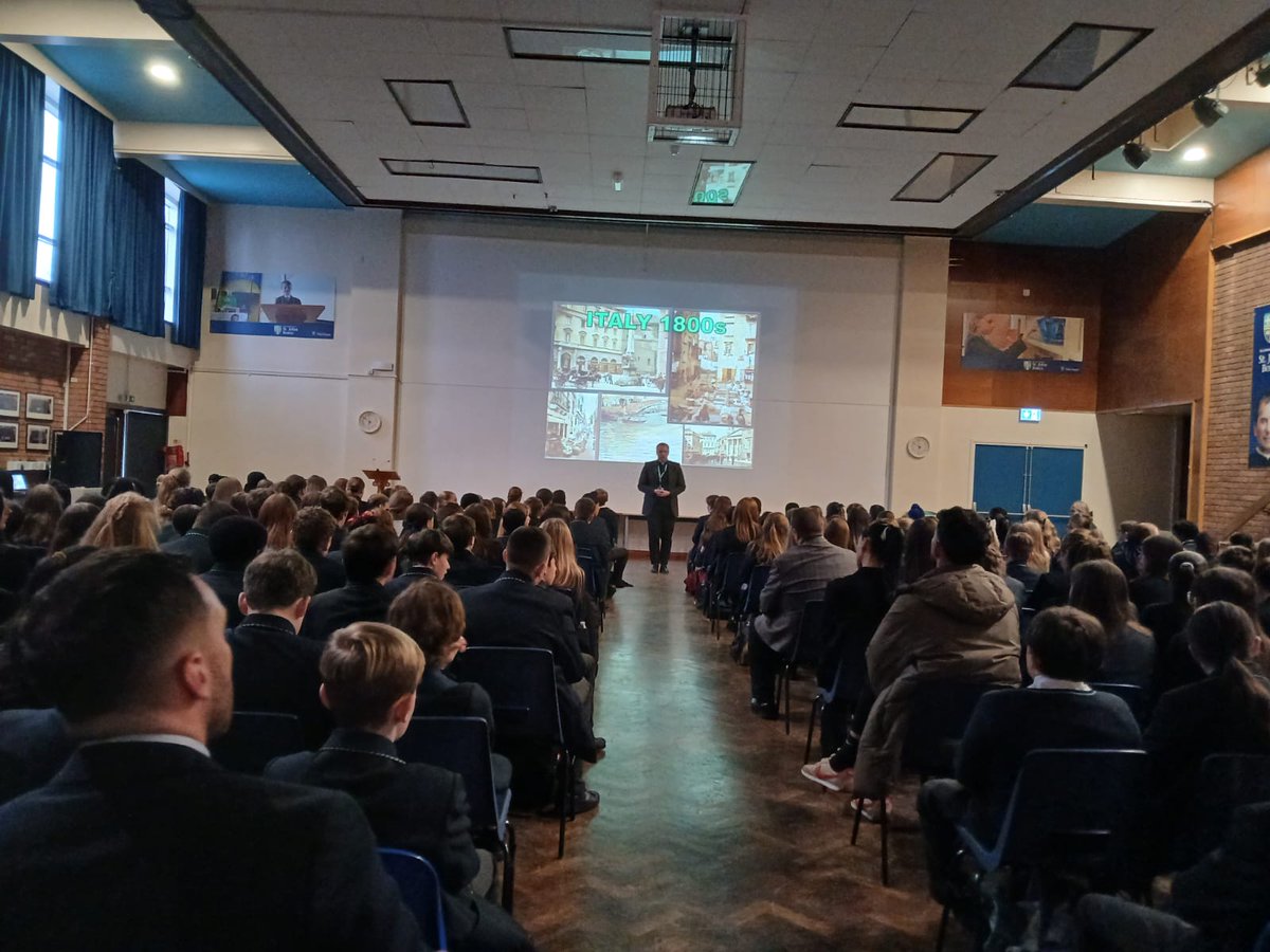 SalesianAcademy's tweet image. Today we celebrate the Feast of St John Bosco, our school Feast Day 

Pupils gathered by year group for a joyful Celebration of the Word, led by pupils and staff. A prayerful start to a day inspired by faith, joy, and hope.

#RUAH #Chaplaincy #CelebrationOfTheWord