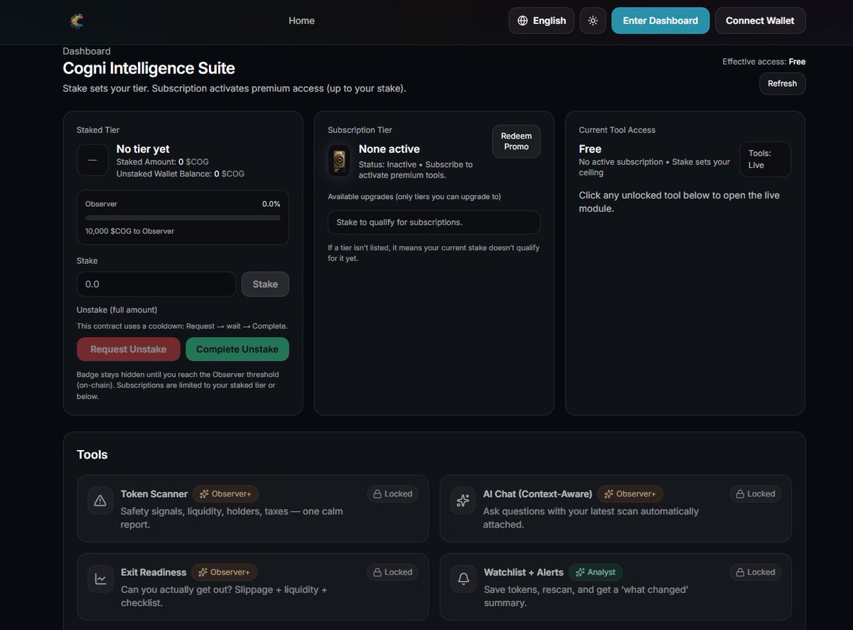 Opening Observer+ access for additional testing.

Promo code: OBSERVERPLUS-LFG

Redeem it in the "Subscription Tier" box in the dashboard to unlock token scans + AI insights and tell me what breaks, what confuses you, and what actually helps.

This is still beta — Your feedback