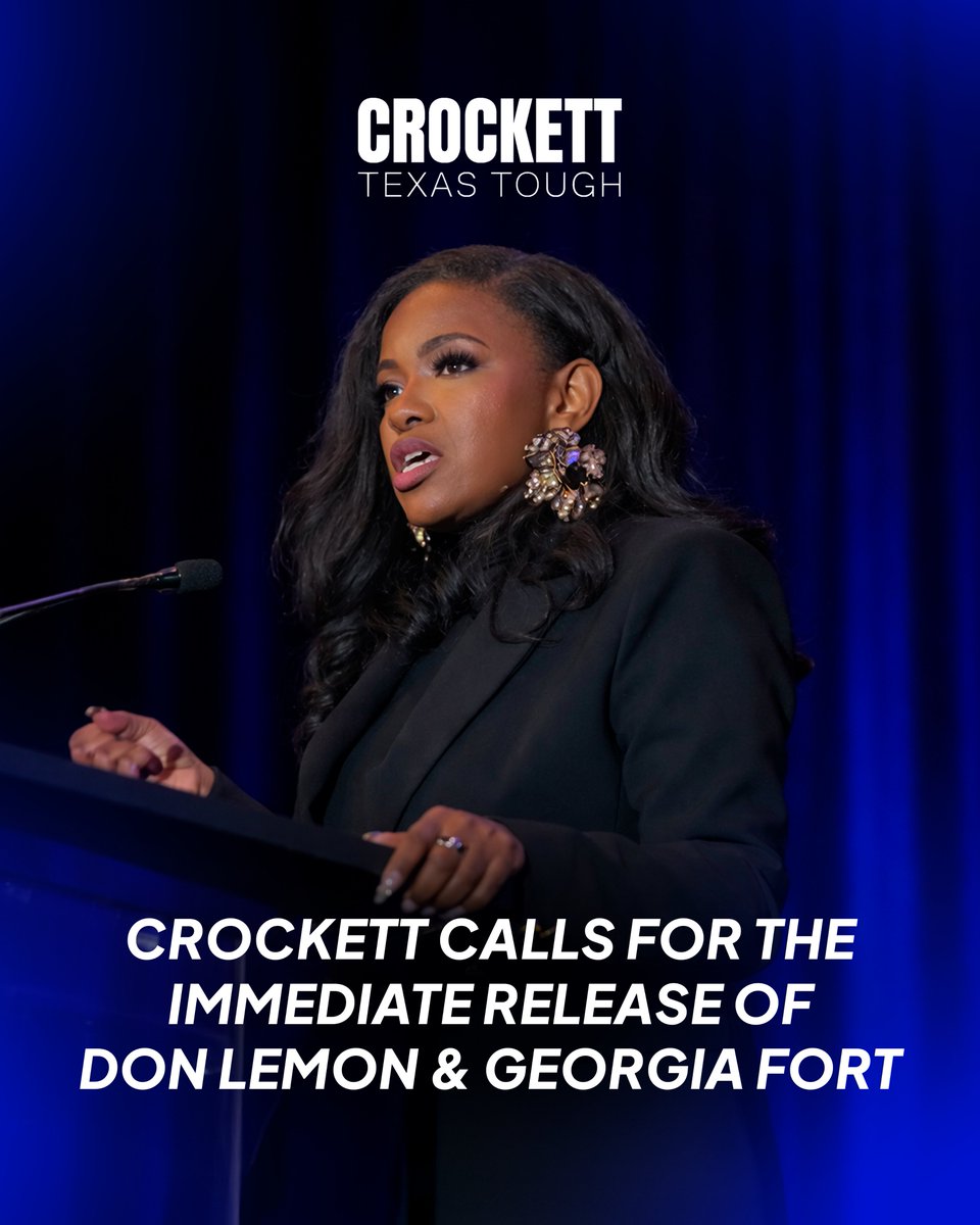 JasmineForUS's tweet image. Locking up journalists is what dictators do. Free Don Lemon and Georgia Fort. #donlemon #journalists #geogiafort