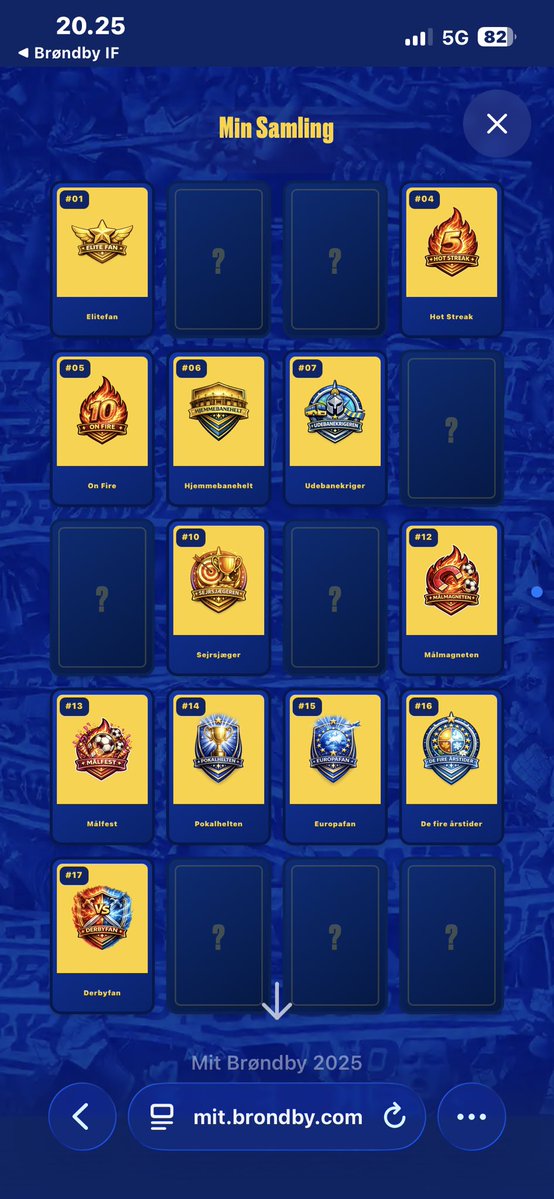 emilkill's tweet image. Nogen der har alle 16? #Brøndby