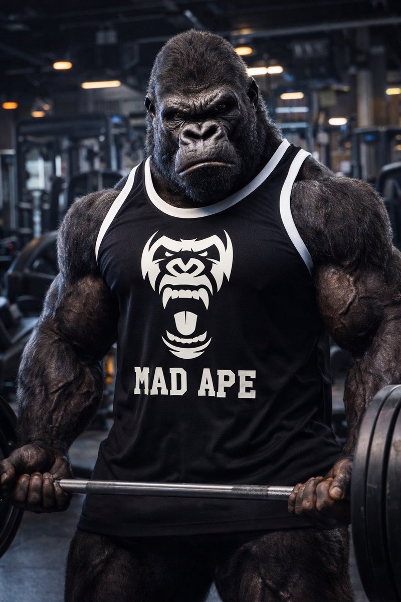 MadApeSol's tweet photo. NO CAGE, NO LIMITS! 
Iron doesn’t lie
Neither do apes who put the work in.
https://t.co/PNflkaHe2p  MadApe https://t.co/FC5K4nw6gq