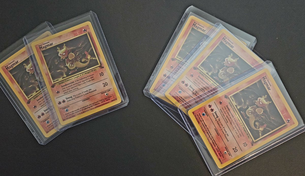 Magmars still showing up, lot of delays with weather!  First glimpse at new additions -  2 NM / 3 LP.  Think some more will show up before next update!