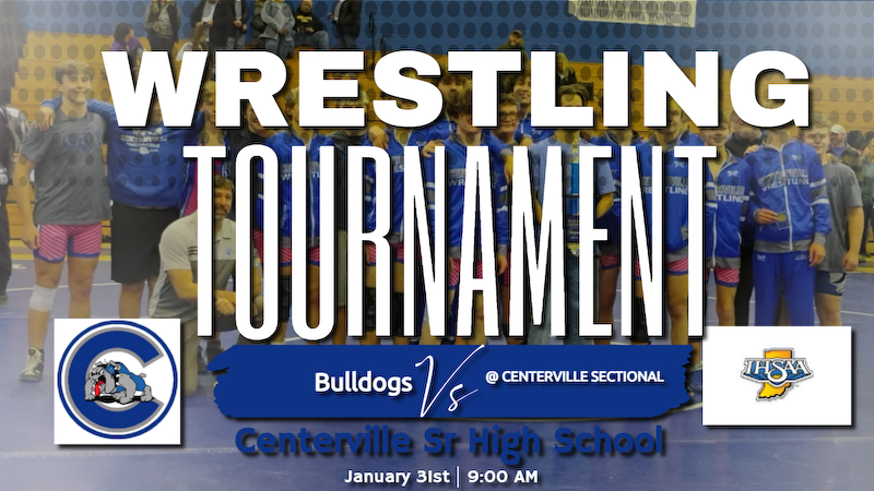 Team: Wrestling (Boys V)
Event: Sectional
When: 1/31/2026 at 9:00 am EST
Where: Centerville Sr High School