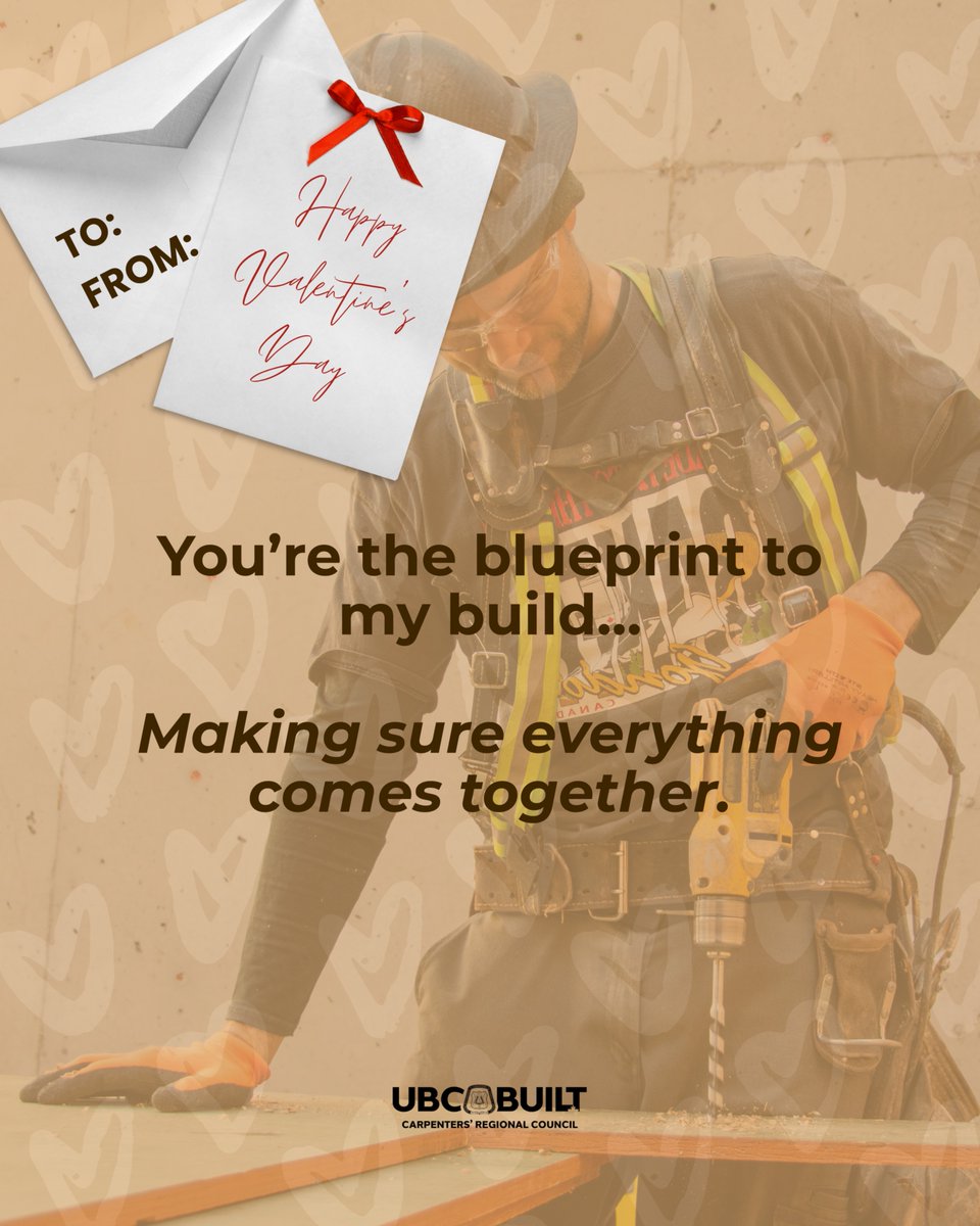 Send this to the person who makes your heart beat like a power tool!
Happy Valentine’s Day!💖
#UBCBuilt #ValentinesDay #February14