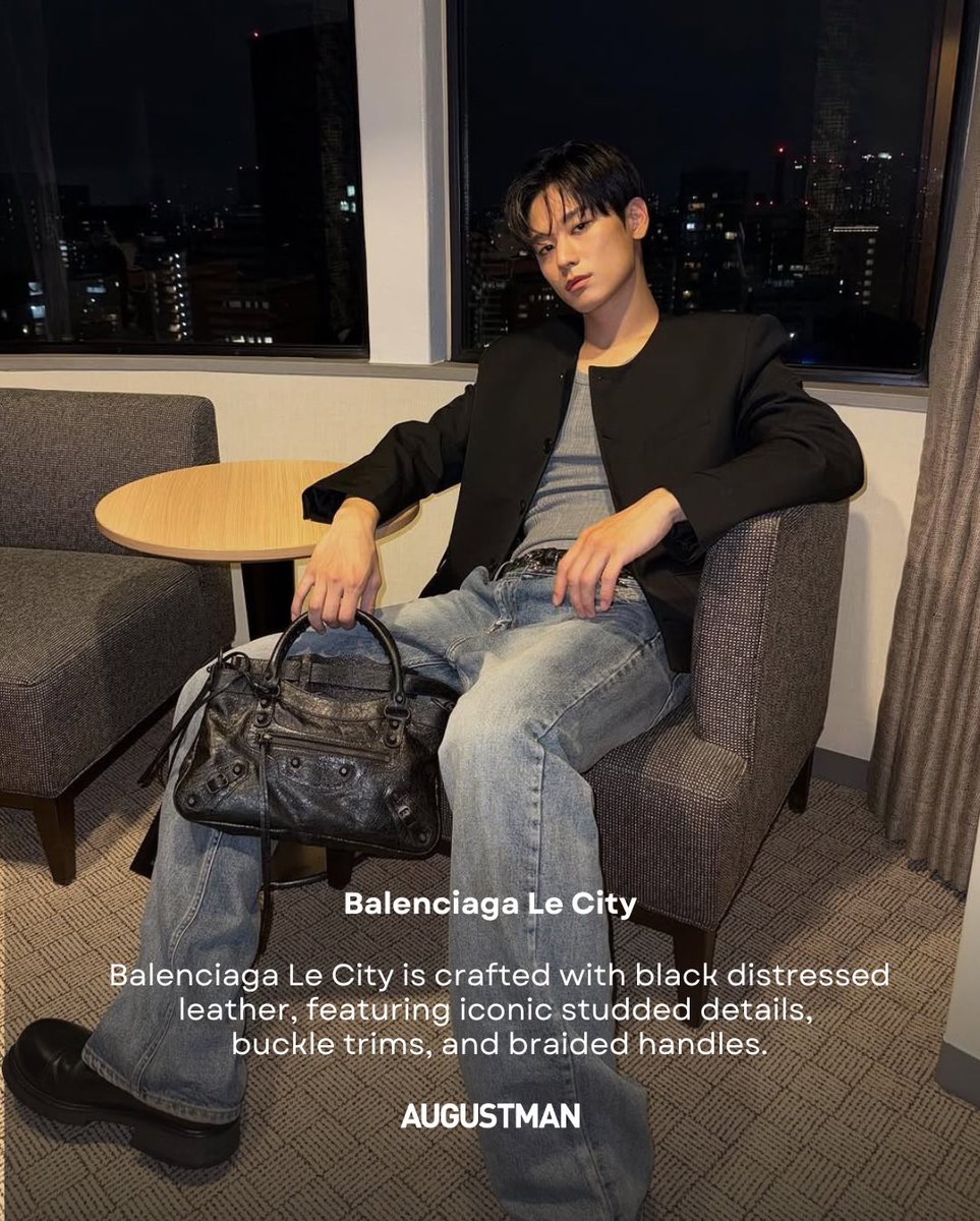 dailyljy's tweet photo. juyeon was featured in august man malaysia magazine's instagram post about the bags of the season 📸 

#JUYEONxBalenciaga
#JUYEON #주연 #더보이즈 https://t.co/KoKWNi6MFx
