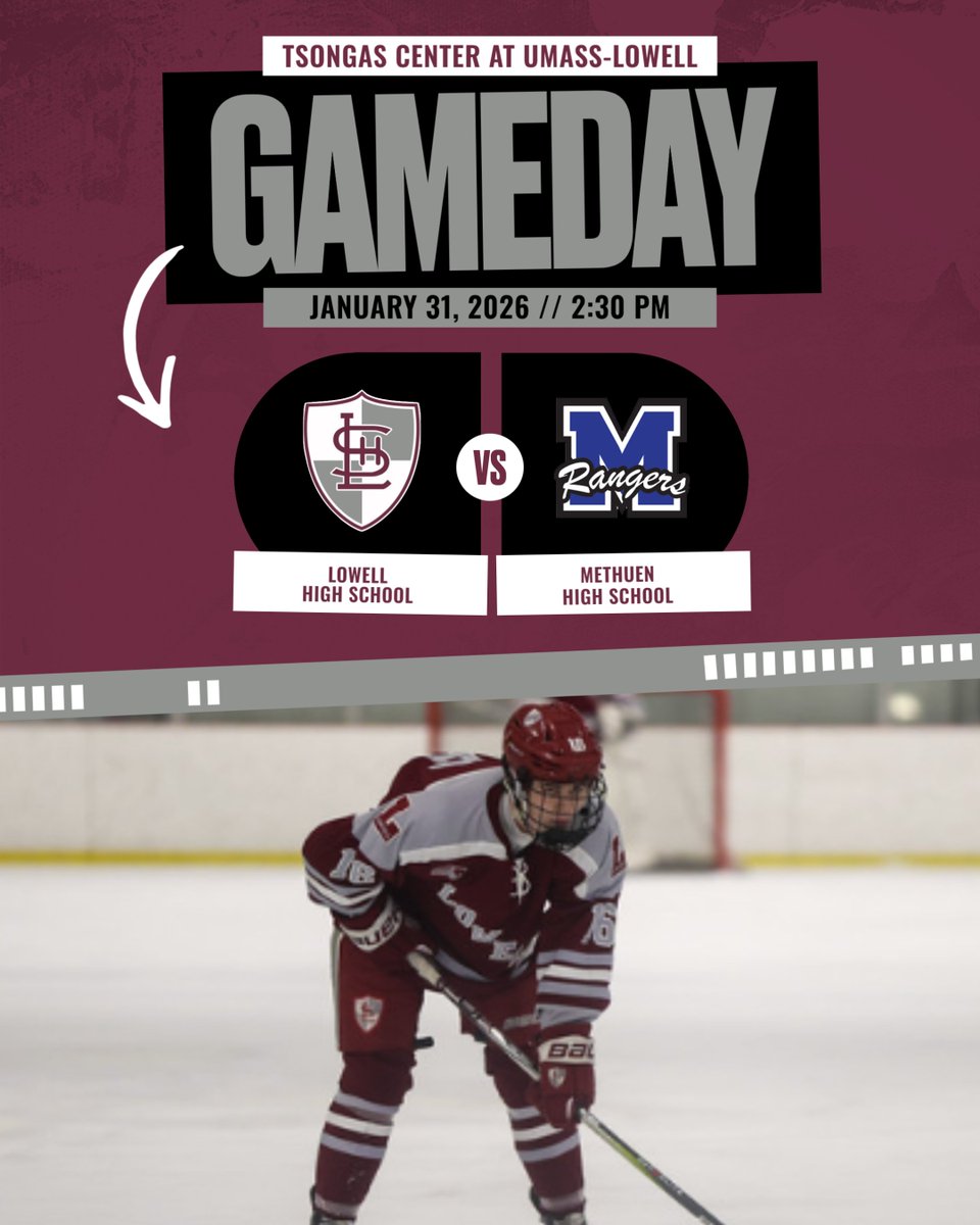 🆚: Methuen High School
⏰: 2:30 p.m.
🏟️: Tsongas Center at UMass Lowell
📍: Lowell, Mass.
#makeyourbed