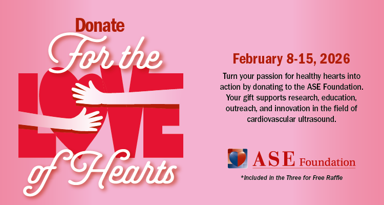 ASE360's tweet photo. The #ASEFoundation is raffling off a free ticket to the 2027 Gala. All you have to do is donate $50 three times in 2026. This first is between Feb. 8 -15 during the #ForTheLoveOfHearts fundraiser.
Donate for the love of hearts & to be eligible for the Three for Free Raffle! https://t.co/l0ddT8ECiS