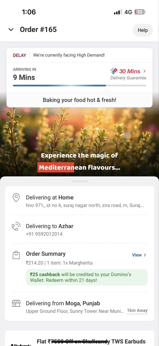 azharq2014's tweet photo. @dominos_india i order pizza at 12:09Am.. and its 1:04 Am. My pizza is not delivered yet . This happening for the 4th time in 1 month.I ordered it for my kids. Now he fell asleep.. just cancel my order and refund my money. @dominos https://t.co/8siOwbqLSr