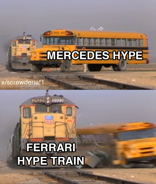 ScrewderiaF1's tweet photo. f1twt after ferrari set the fastest lap of testing https://t.co/tVxSFk5zS5