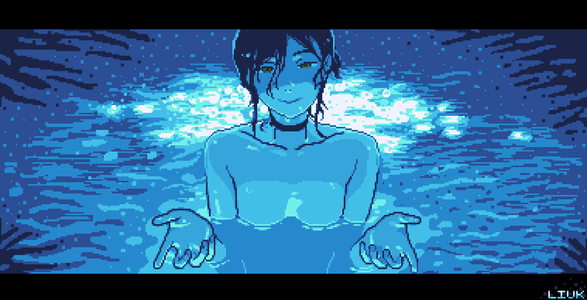 LiukRast's tweet photo. Reze #pixelart #chainsawman https://t.co/XDoHUtND5C
