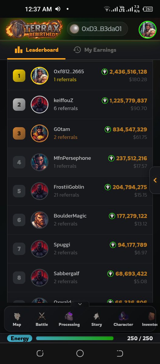 app.terrax.win/Imqx5KMUohCdGW…
Both of Us will Earn Join Now 😉