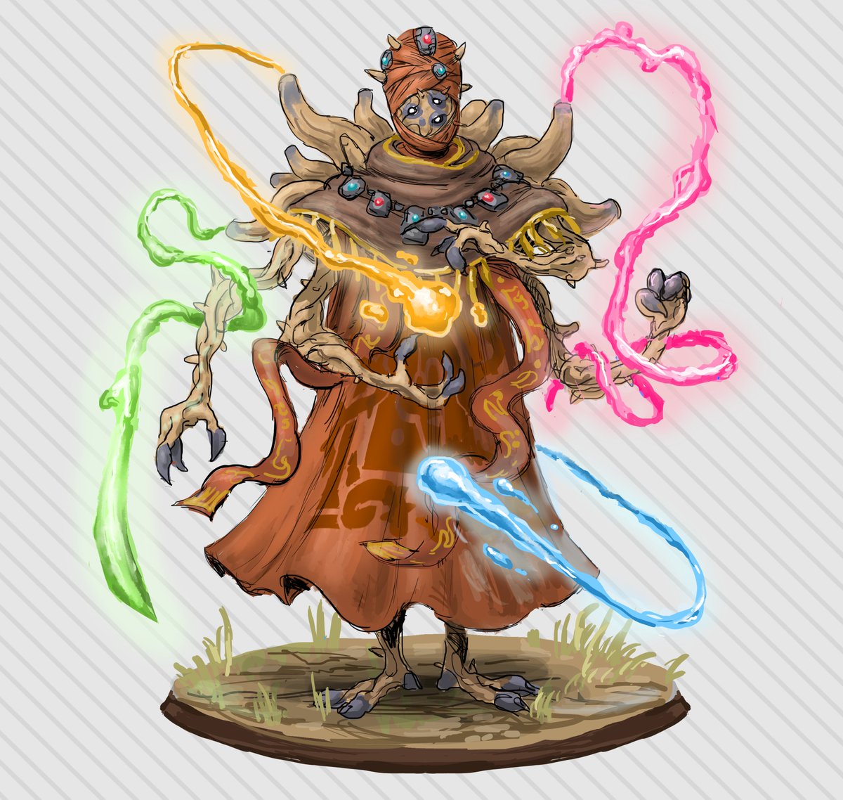 ordheist's tweet image. I am now available for character design work on your RPG/videogame/personal projects! also open to pokemon customs as an experiment

DM or email me at ordheistart@gmail.com. and please repost if you come across this, thank you!