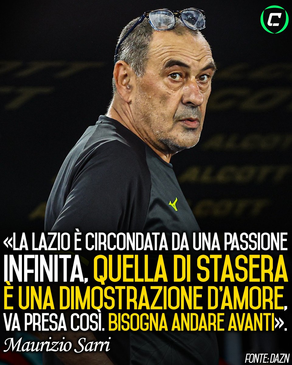 La Lazio scenderà in campo contro il Genoa in un Olimpico semideserto a causa della protesta dei tifosi biancocelesti. Nel pre partita Maurizio Sarri è chiaro: «È una dimostrazione d’amore e va presa così» 🗣️