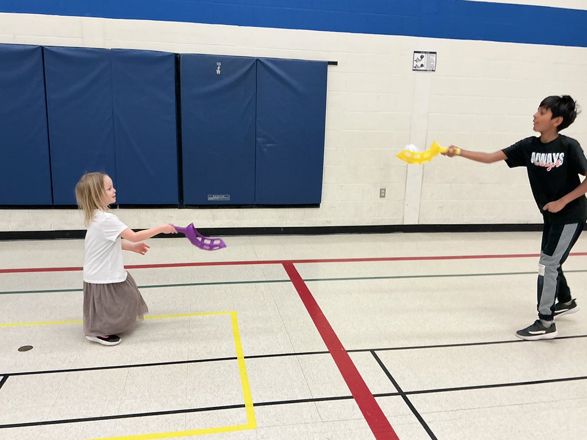 Part 2 - Fun in the gym on a very chilly day with our Grade 3 Big Buddies from Mrs. Martin’s class.