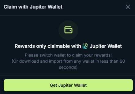 0xmooseman's tweet photo. @JupiterExchange @jup_mobile It's the only way you allow us to do it 🤡 https://t.co/lGZAgEwSkT