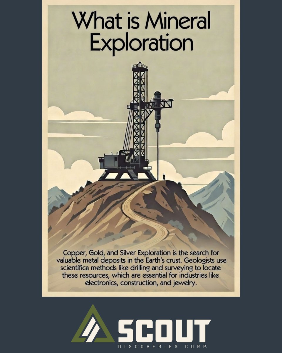 scoutdisco's tweet photo. Ever wonder what mineral exploration actually is? Much of the public doesn't understand it. The mining world needs to educate the public through basic messaging in order to reach the masses. 
#MiningEducation #MineralExploration #scoutdiscoveries https://t.co/3I1h3Vw2mm