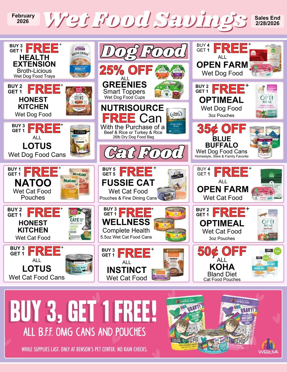 Benson's Pet Center tweet media