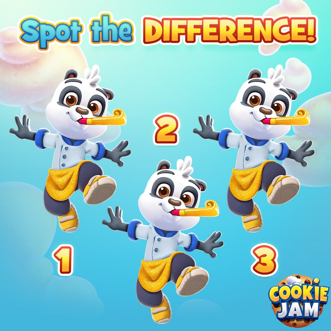 Think you’ve got a recipe for success? 🧑‍🍳 Only the sharpest Pastry Chefs can spot all the differences between these three Chef Pandas! 🐼🍪

👇 How many did you find? Tell us in the comments!