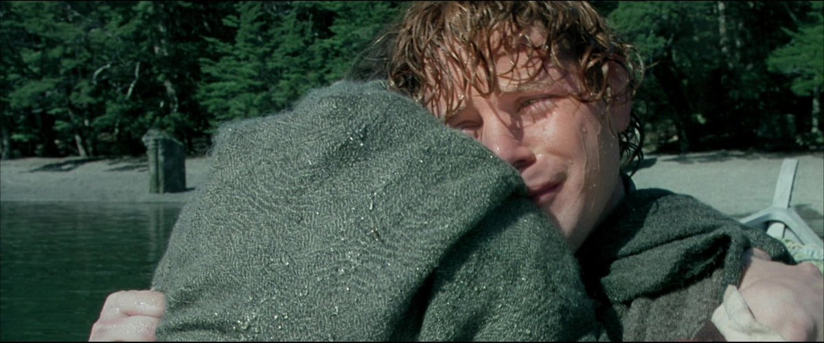 “I made a promise, Mr. Frodo.  A promise. ‘Don’t you leave him, Samwise Gamgee.’ And I don’t mean to. I don’t mean to.”