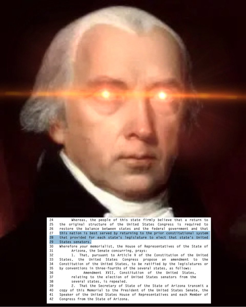 TRHLofficial's tweet image. House Republicans have introduced a measure to REPEAL the 17th Amendment of the U.S.Constitution.