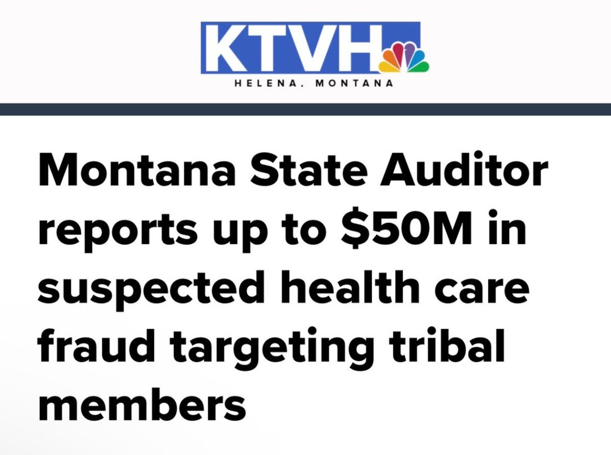 GovPressOffice's tweet image. Did anyone else know there was this much fraud in Montana?
