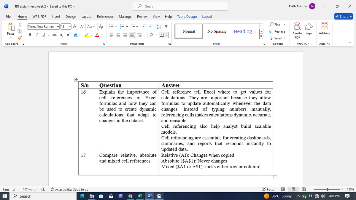olasubomi287's tweet photo. Week 2 of Excel for Data Analysis✅
I worked on a sales dataset: calculated sales, analyzed profit, spotted top customers, and gained insights. Loving the learning process!🎉
@TDataImmersed
@DabereNnamani 
@JudeRaji_
@msexcel
#TDI https://t.co/jNm8bJJT2C