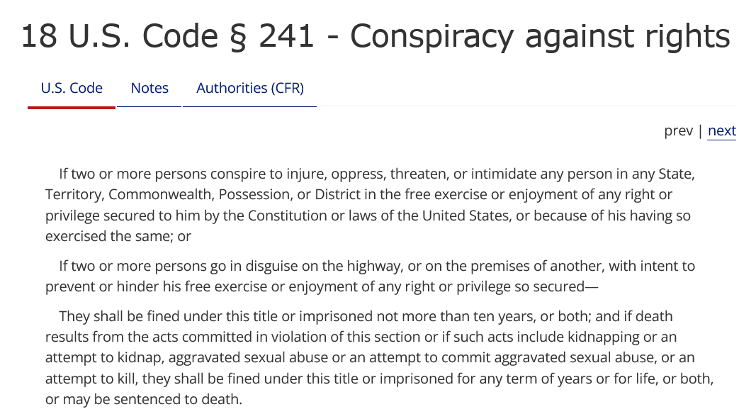 Some shit you just can not make up.  Black homosexual Don Lemon was just indicted by a federal grand jury under the...wait for it...KKK Act of 1871, now codified under 18 USC 241; also the FACE ACt.  When blindfolded Lady Justice rules, we get Equal Justice!  Or is this just DEI?
