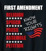 Fam4Fun's tweet image. 🚨🚨It's Code Red Time🚨🚨
FASCISTS FAFO

If Trump &amp;amp; Republicans Destroy Our First Amendment
Constitutional Rights

They Will Destroy Democracy.

Know &amp;amp; Exercise Your 5 Rights

Speak Out
Petition &amp;amp; Protest
Defend Democracy
Assemble Peacefully
Support Journalists Freedom of Press
