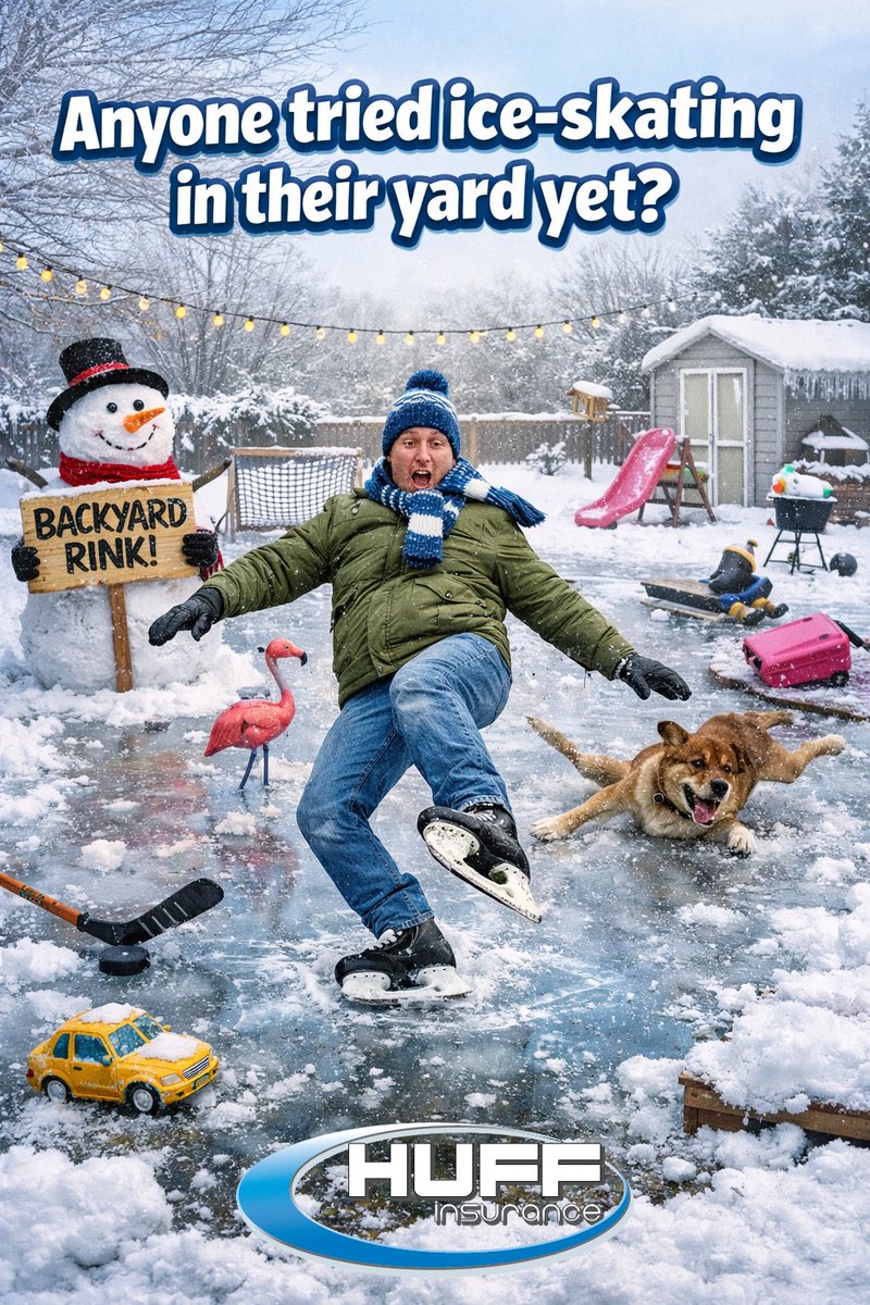 Be honest… anyone ice skating in their yard yet, on purpose? ❄️😅
With temps this low, even walking outside is an adventure.
#ColdWeather #WinterFun #IcyConditions #FridayAfternoon #StaySafe #huffinsurance