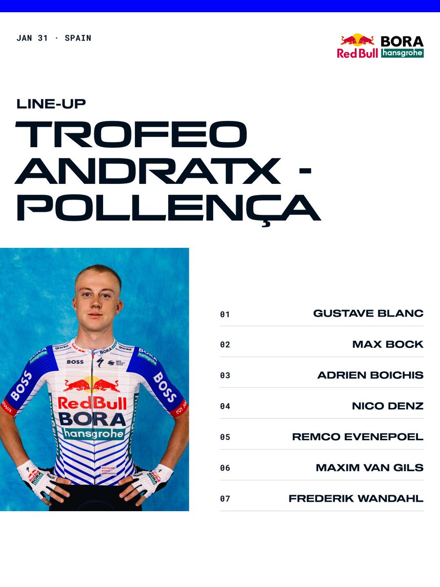 RBH_ProCycling's tweet photo. 🇪🇸 #ChallengeMallorca

The next race here in Mallorca is around the corner. This is our line-up for the Trofeo Andratx - Pollença ⬇️ https://t.co/ebx7xDkeQQ