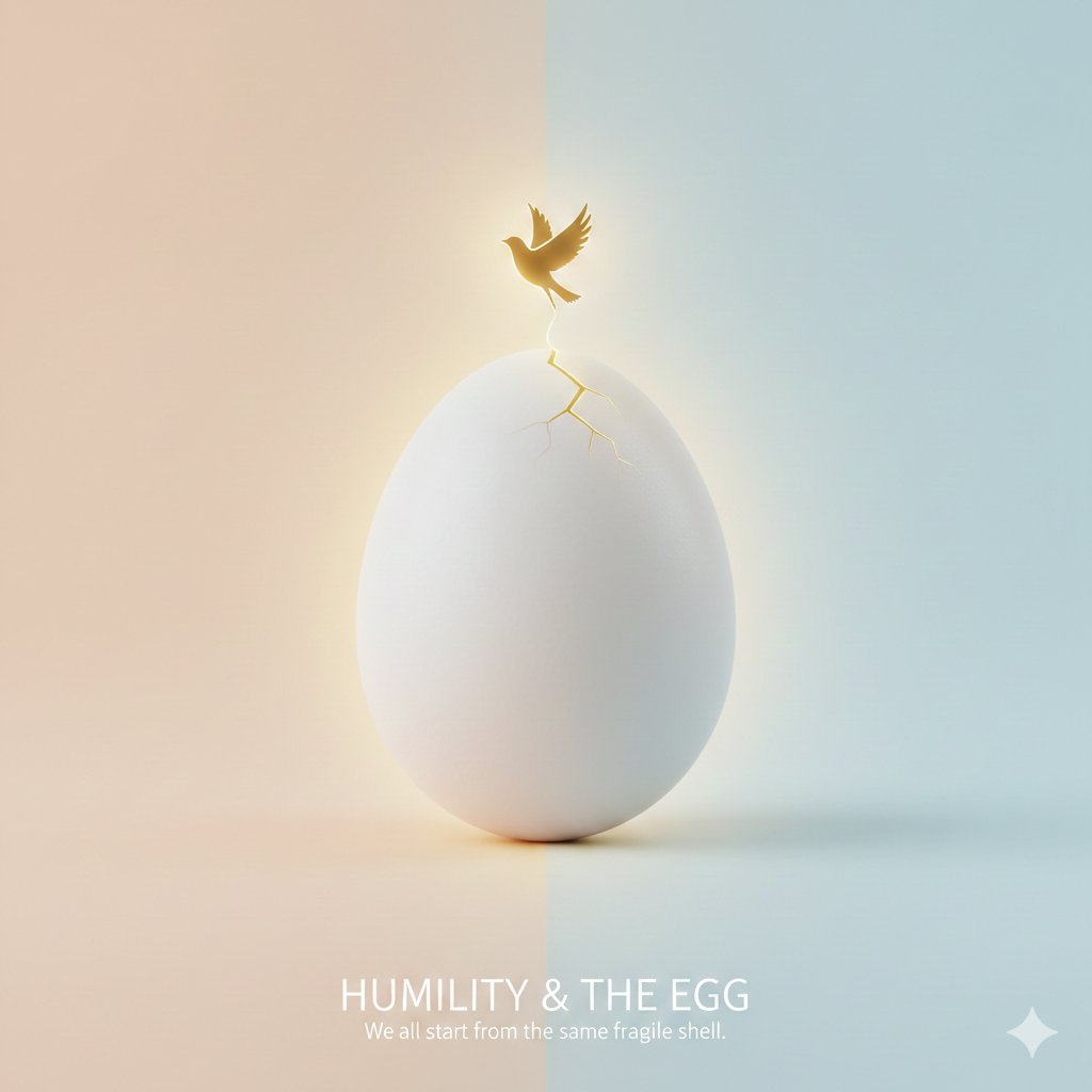 johnnyarch04's tweet image. Humility &amp;amp; The Egg
​True humility is realizing that no matter how high we soar, we all start from the same fragile shell. 🥚✨
​#GrowthMindset #Perspective #Humility