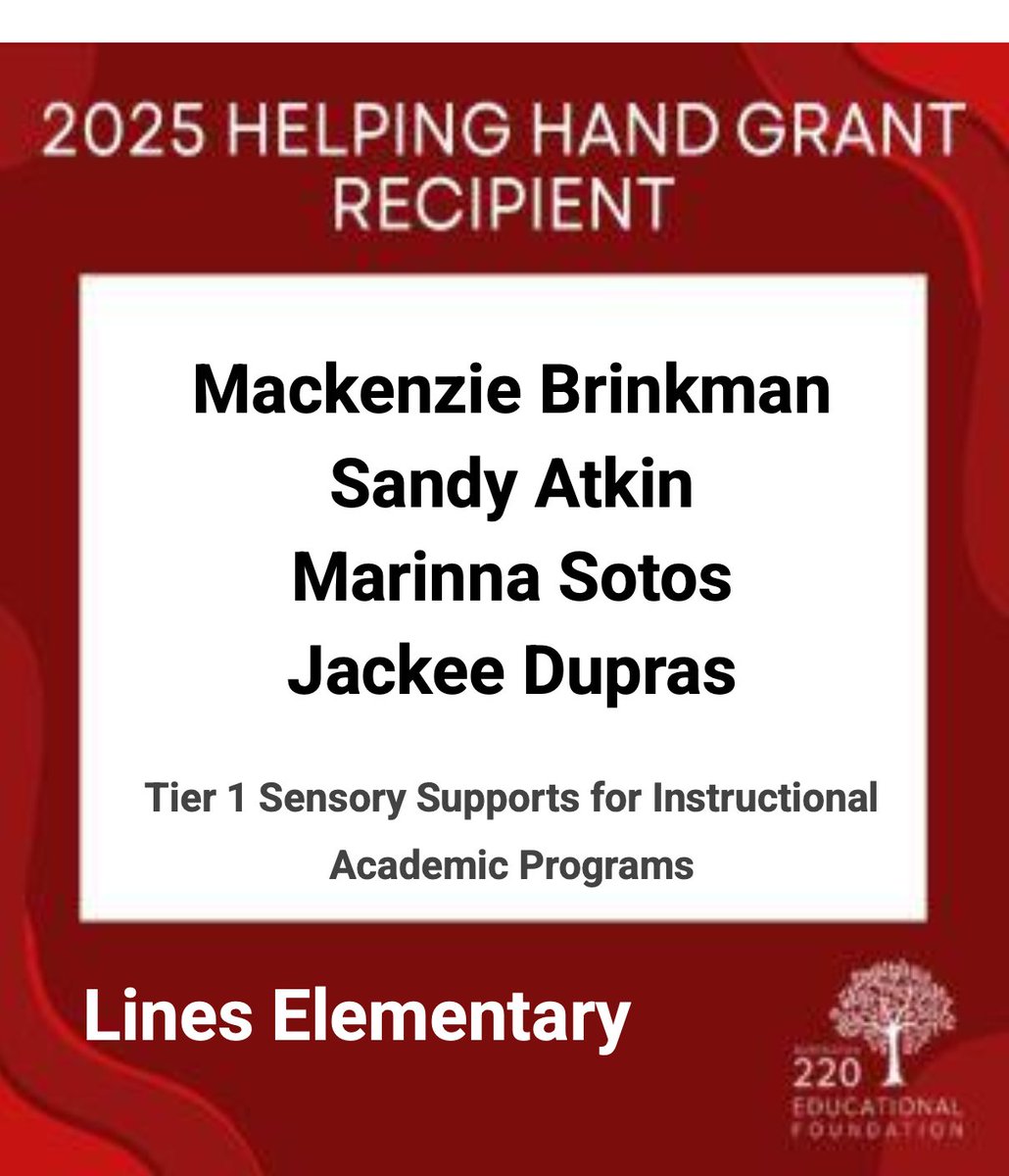 Barrington220EF's tweet photo. We’re thrilled to announce that the Foundation awarded 39 grants last fall totaling more than $80,000.  Excited to share the first award. Congratulations to our dedicated educators for championing innovative ways to make learning accessible and meaningful! @barrington220schools https://t.co/9WwJ71dPgT