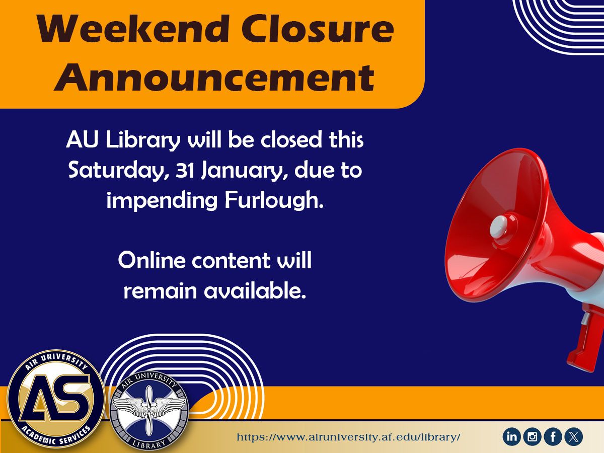 Air University Library tweet media