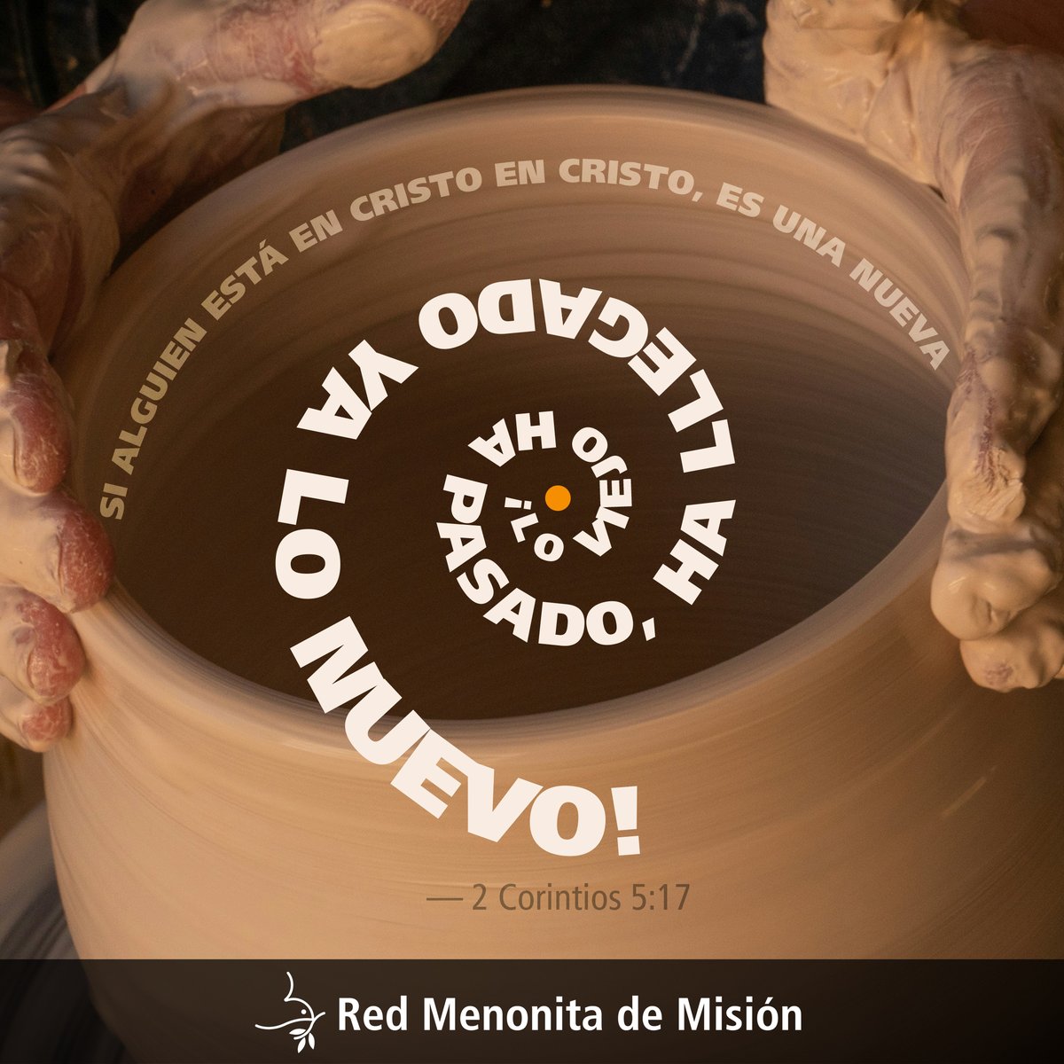 2 Corinthians 5:17 
So if anyone is in Christ, there is a new creation: everything old has passed away; look, new things have come into being!

#2Corinthians #MennoServe #Scripture