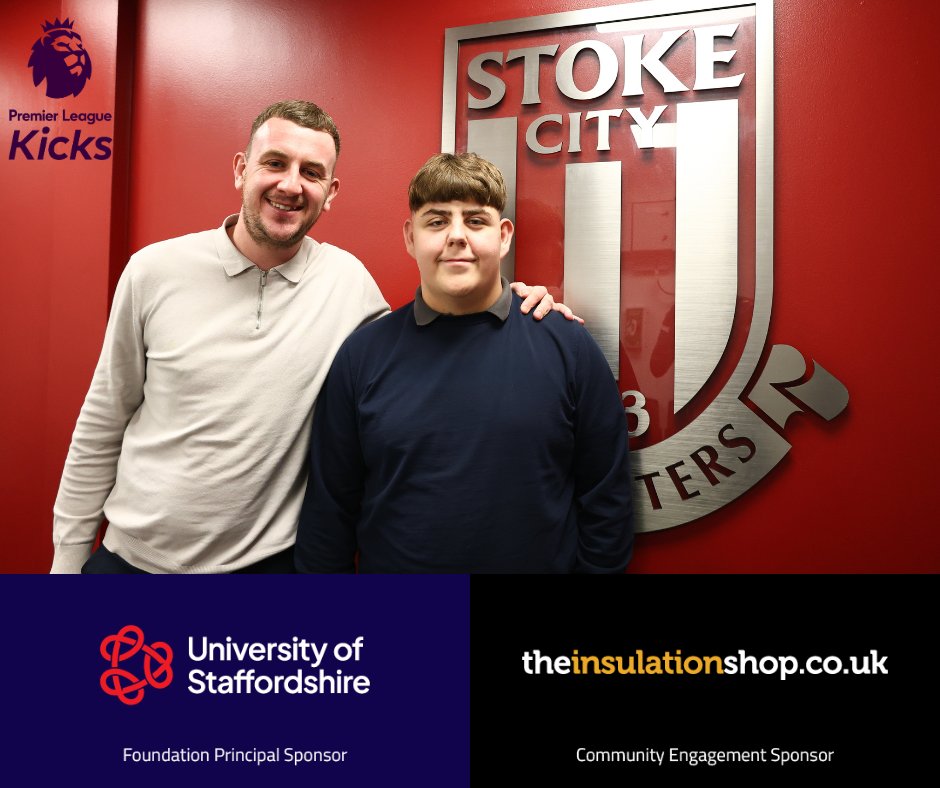 scfc_foundation's tweet photo. Brayden’s journey reminds us why community matters ❤️🤍

From joining Premier League Kicks, to finding confidence, purpose and belonging, his story is being celebrated as part of the EFL’s Scan to Smile campaign.

Look out for the QR codes around the bet365 Stadium this weekend and discover how football continues to change lives 👇❤️🤍
https://t.co/E0fzoBm0Vb