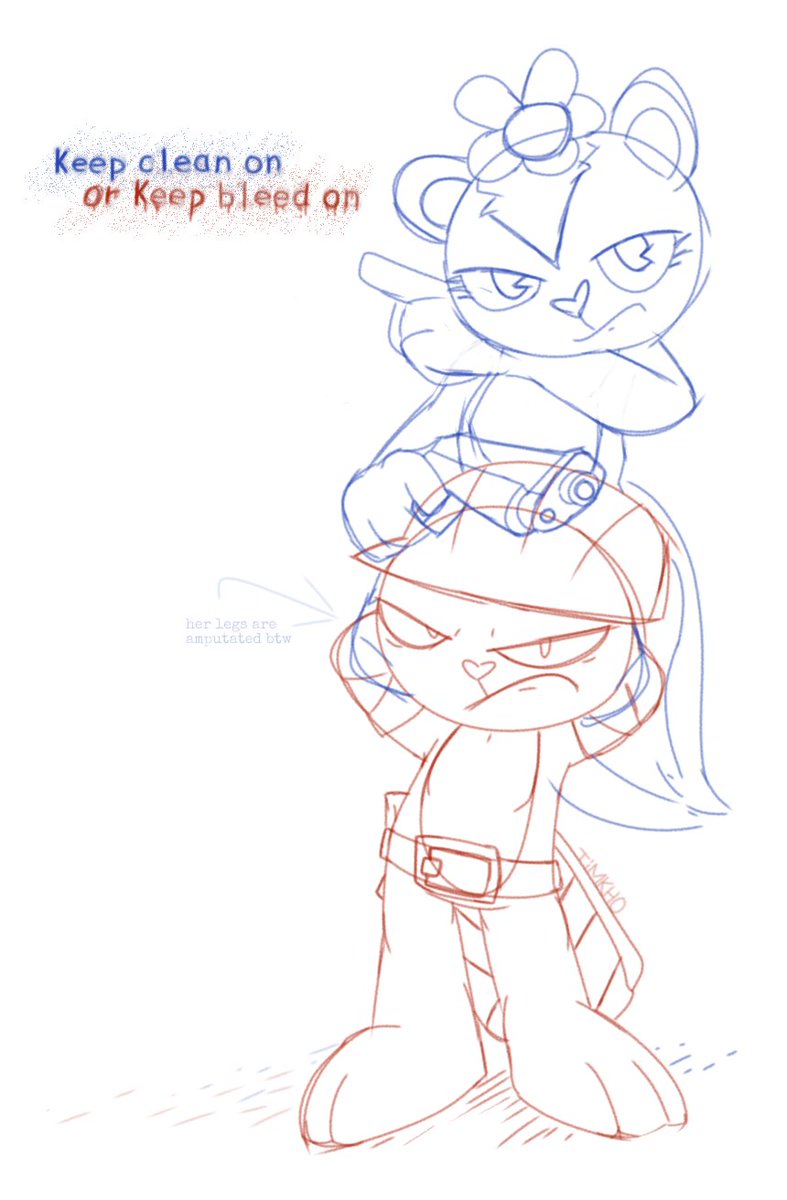 Timkho2's tweet image. Okay bet im running out of existing HTF content of mine atm

So catch... no, not the "Hammer of Beaver 🔥", but either few more arts of Handy. (and lil of Petunia)

#htf #happytreefriends #handy #petunia